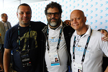 Fabio Seidl, Glaucio Binder (Fenapro) e Antonio Carlos Accioly