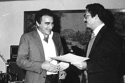 Prêmio Colunistas 1982: Paulo Orro e Jos Roberto W.Penteado