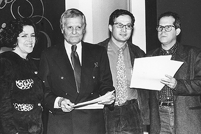 Prêmio Colunistas Rio 1993 - Lucia Leme, Cyl Farney, Magno Dias e Toninho Lima