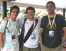 Bruno Richter, Álvaro Rodrigues e Luis Salvestroni