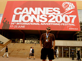 Fabio Seidl em Cannes 2007