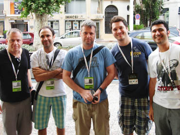 Marcelo Noronha, André Lima e André Havt, da NBS, encontram Bernardo Romero e Ricardo Lima, da Artplan.