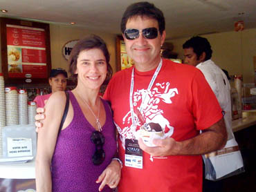 Sophie Schoenburg e Sérgio Valente