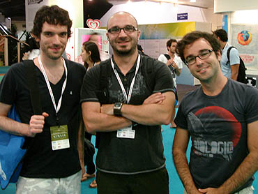 André Kirkelis, Sergio Barros e Rodrigo Burdman