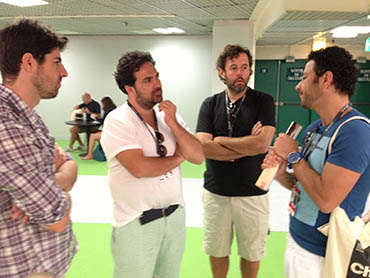 Gabriel Sotero (Heads), Leo Macias (Publicis), Flavio Waiteman (Master Roma Waiteman) e Roberto Fernandez (Ogilvy) 
