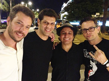 Gustavo Victorino (DM9), Guilherme Jahara (Leo Burnett, vencedor de ouro em direct), Marcinho Juniot (também da Leo) e Wilson Mateos (DM9). 