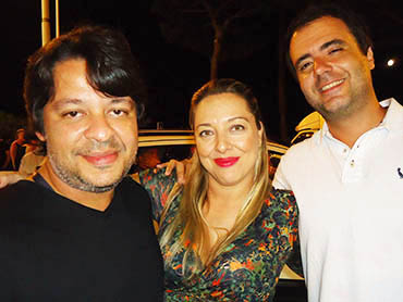 João Santos (Giacometti), Dani Nammur (Silence) e Eduardo Almeida (NBS)