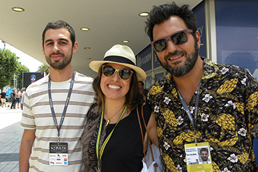 Kayhan Ozmen, Rejane Bicca e AndreRodrigues (O2)