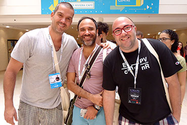 Paulo Castro (Grupo3+), André Lima (NBS) e Eduardo Barbato (Agência3)