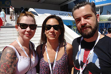 Patricia Silveira (DM9), Luciana Noveli (Shuffle) e Will Mazzolla (Trator)