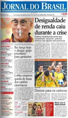 Jornal do Brasil, edição de 05/AGO/2009
