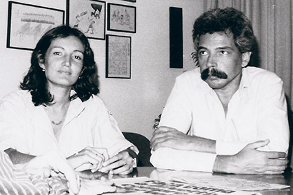 Regina Laginestra e Danilo Peres
