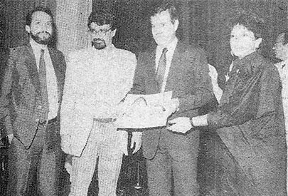 Prêmio Colunistas Rio 1984 - Lúcia Leme e Denison