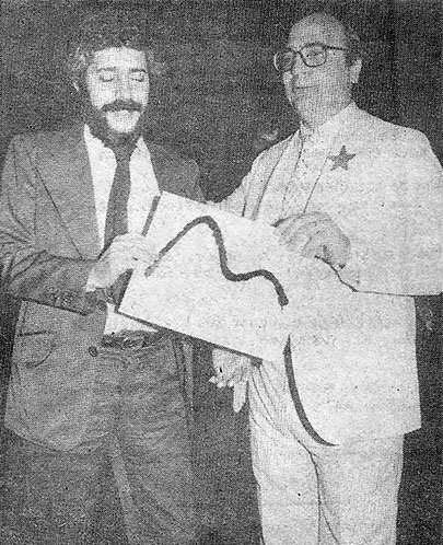 Prêmio Colunistas Rio 1984 - Armando Ferrentini e Rede Globo