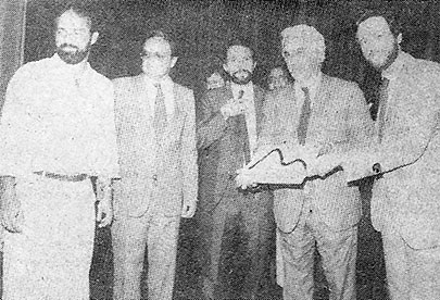Prêmio Colunistas Rio 1984 - Salles, Paulo Roberto Lavrille e Marcio Ehrlich