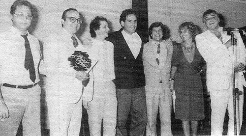 Festa do Prêmio Colunistas Promoção 1986 - Estrutural, com Rogerio Steinberg, Pepita Rodrigues e Carlos Eduardo Dolabela