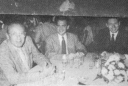 Armando Strozenberg, George Henry e Fernando Bicudo no Prêmio Colunistas Rio 1987