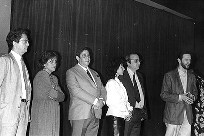 Os jurados  no Prêmio Colunistas Rio 1987