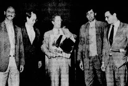 Vitor Capeluto, Paulo Redher, José Roberto Penteado, Adeir Rampazzo e Eduardo Lanes