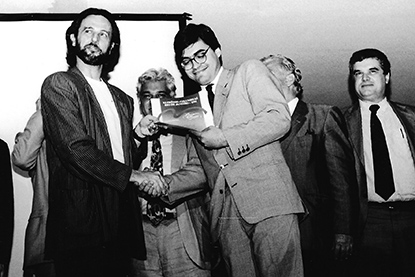 Prêmio Colunistas Rio 1992 - Luis Crisóstomo e BNDS