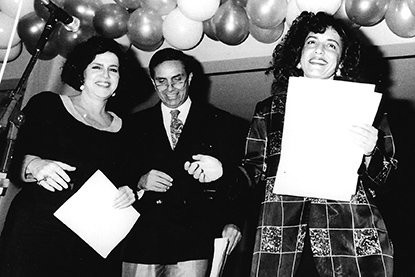Prêmio Colunistas Rio 1992 - Lucia Leme, Jomar Pereira da Silva e Virginia Adams