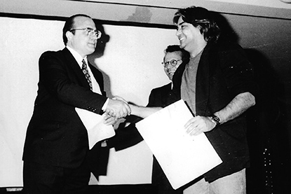 Prêmio Colunistas Rio 1992 - Armando Ferrentini, Hugo Paes e Erly de Jesus