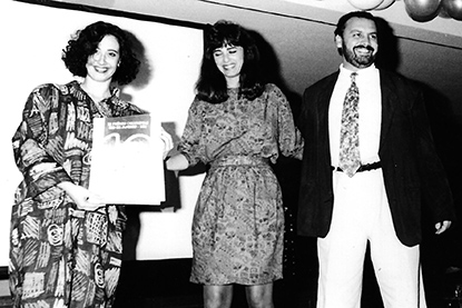 Prêmio Colunistas Rio 1992 - Fabiana Xavier de Brito e Ronaldo Uzeda, da Tec Cine