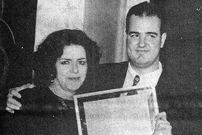 Prêmio Colunistas Rio 1993 - Lucia Leme e Thomaz Newton Naves