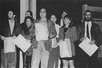 Prêmio Colunistas Rio 1993 - Marcos Silveira, Marcia Brito, Miguel Paiva