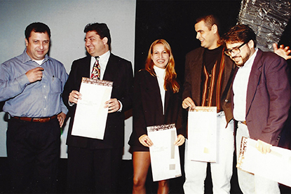 Prêmio Colunistas Rio 1996 - Decada - Paulo Macedo e Pedro Nonato e Fernand Hurel