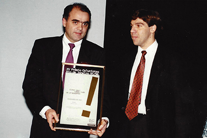 Prêmio Colunistas Rio 1996 - Francisco Barreto e Gilberto Scofield Jr.