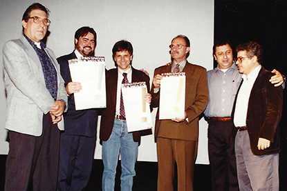 Prêmio Colunistas Rio 1996 - Zapt - Wilson Loureiro - José Suassuna, Paulo de Tarso Forni