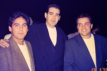 André Nassar, Marcelo Giannini e Rodolfo Sampaio.