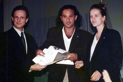 Prêmio Colunistas Promoção Rio 1996: Marcio Ehrlich, Fred Gelli, Jéssica Kloostermann