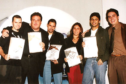 Prêmio Colunistas Rio 2001 - Gustavo Bastos e 100%