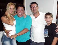 Andrea Waebcker, Sérgio de Paula, Ronaldo Limeira e Pedro