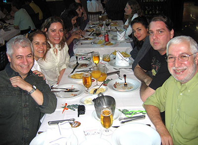 Passarinho (Nova Onda), Fernanda Castro (TáNaLata), Marina Marujo (TV Zero), Roberta Visconti (Margarida), Paulo Netto (TáNaLata) e Wanderlei Gonçalves (Nova Onda)