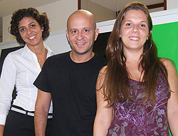 Bianca Fernandes, Marcelo Lobo e Patricia Ferrante