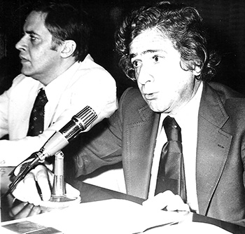 Luis Celso de Piratininga (APP) e Oriovaldo Vargas Loeffler (ABAP), organizadores do III Congresso de Propaganda