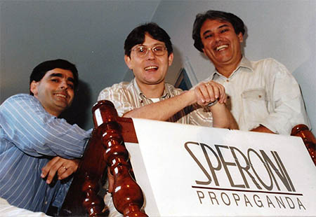 André Silveira, Clóvis Speroni e Cristóvão Martins