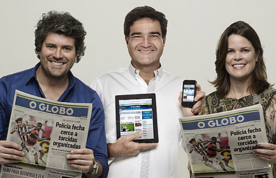 Álvaro Rodrigues, Sérgio Valente e Polika Teixeira