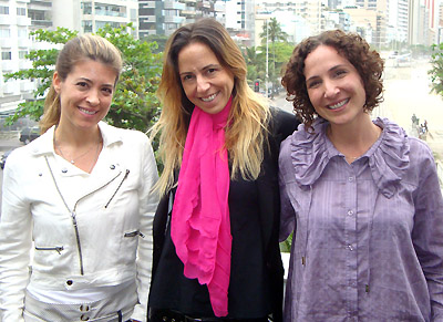 Fernanda Flandoli, Carolina Gimenes e Suzana Apelbaum