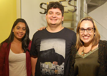 Roberta Nunes, Felipe Mariano e Rafaela Riqueza