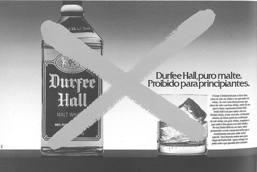"Proibido para principiantes", da DPZ para Heublein / Durfee Hall