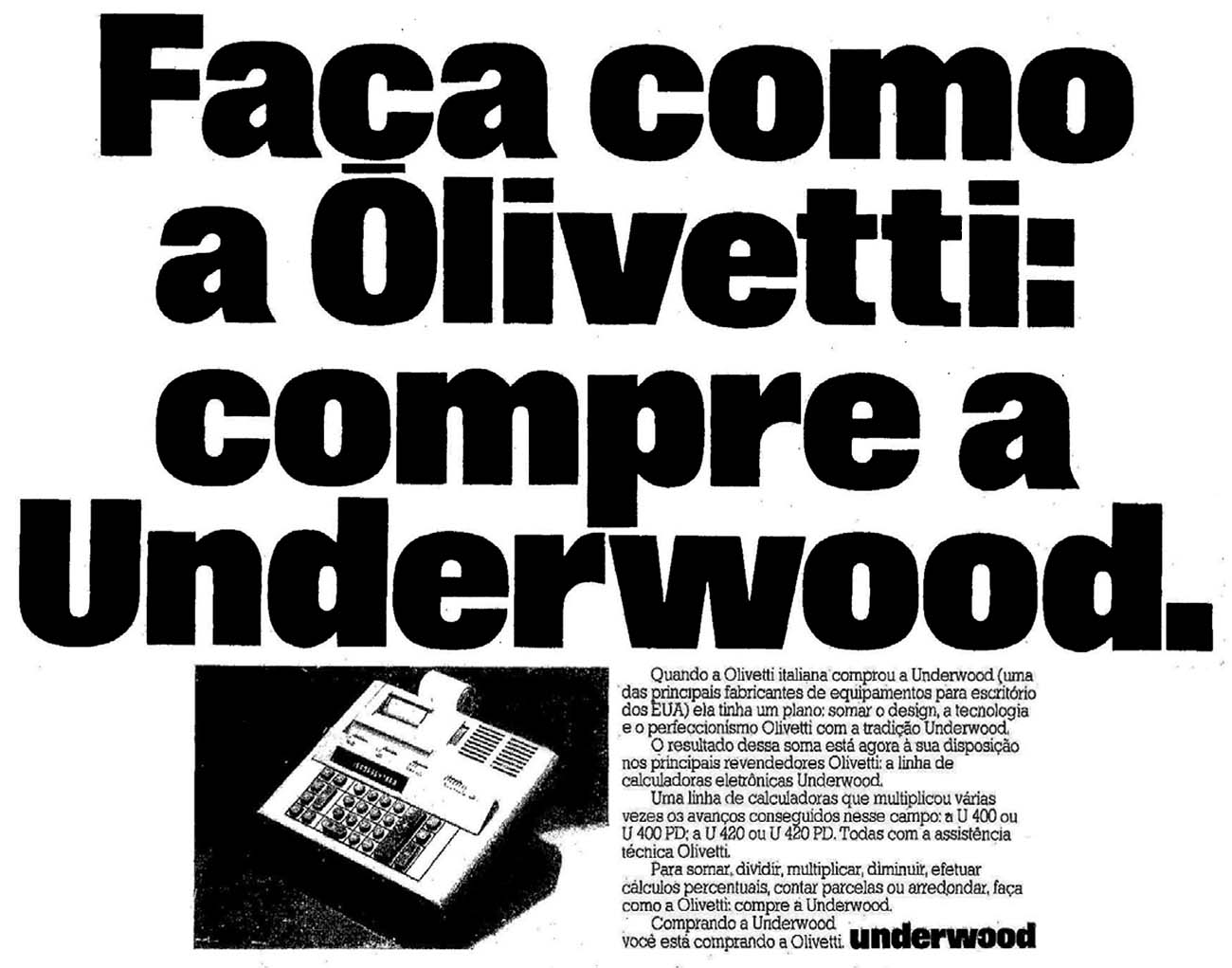 DPZ para Olivetti