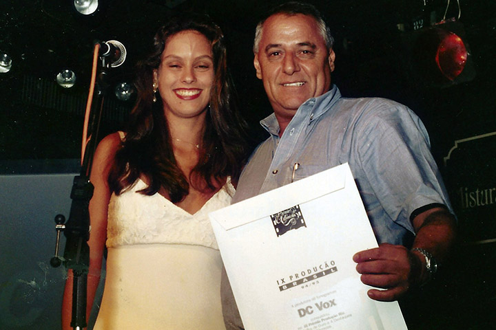 Isabela Gatti e Luiz Carlos "Gaúcho" Cortabitart